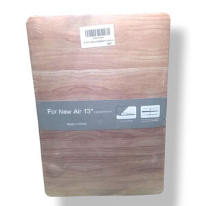 MacBook Air 13 Case A1932 A2179 A2337 Hard Shell Cover Wood Grain